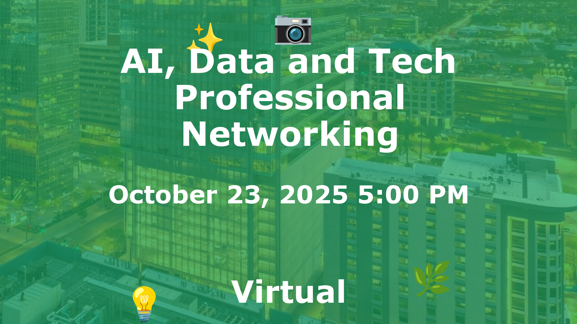 AI, Data and Tech Professional Networking event image
